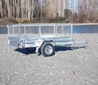 image of  8x5 Caged Trailer Single Axle