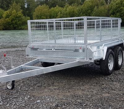 image of 8x5 Tandem Trailer 600mm Cage and Brakes